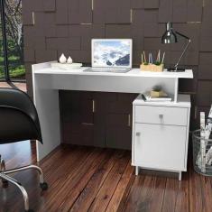 Escrivaninha Lisboa com 1 Gaveta e 1 Porta B33 Linha B's Emovell, Bran