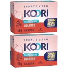 2UN Sabonete Vegetal Koori Antibac Hidratante 150g Davene (2)