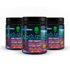 3X Abduzido Pre Treino Nitro Max Blueberry 300G