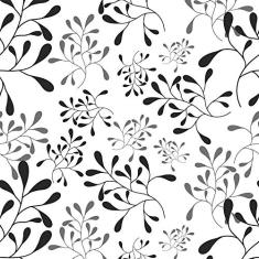 Papel de Parede Leaf Silhouette