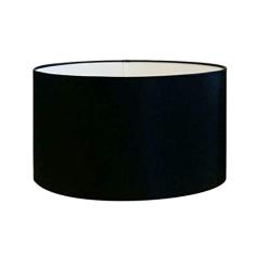 Cúpula Abajur Cilíndrica Cp-8025 Ø50x30cm Preto