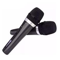 Microfone Com Fio Duplo Profissional Modelo Mt-1003