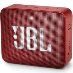 Caixa de Som JBL GO 2 Vermelha RED À Prova D'água IPX7 Bluetooth com M