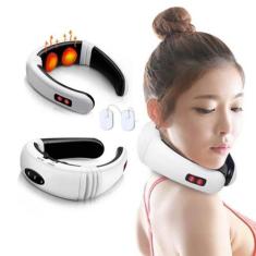 Massageador De Pescoço Com Eletrodos Para Tratamento Da Dor - Jc Shop,