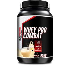 Whey 100% Pro Combat Protein 900G Hvsports, Baunilha