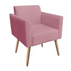 Poltrona Marisa Suede Rose - DROSSI