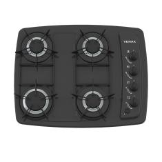 Cooktop a Gas 4 Bocas Venax Preto
