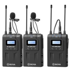 Microfone Lapela Duplo Sem Fio Boya By-wm8 Pro-k2