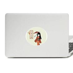 Adesivo de notebook tradicional japonês com emblema de vinil para laptop