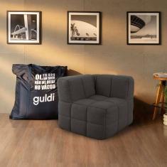 módulo canto sofá guldi popup linho grafite