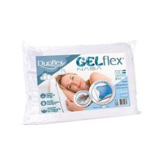 Travesseiro Viscoelástico Gelflex Nasa GN1101 c/ Capa Percal 200 Fios (50x70) - Duoflex