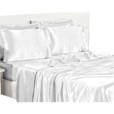 Lençol Sublime Casal 4 Peças Branco - Decor.All