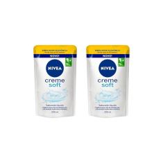 Sabonete Liquido Nivea Refil 200Ml Cr Soft - Kit C/2Un