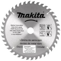 Disco De Serra Para Madeira 235 X 25.4 X 40 Dentes - D-51378 - Makita