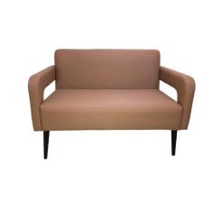 Namoradeira Santorini em Tecido Sintético Ideal para Escritório - Capp