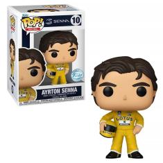 Figura Funko Pop Racing - Ayrton Senna Lotus N10 Edição Especial 11971 - Candide