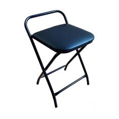 Banqueta Nina Baixa Quadrada Dobrável 50 cm Altura - Metalfany, Assent