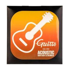 Encordoamento Cordas Violão Aço Guitto 012-053