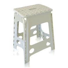 Banqueta de Plástico Dobrável Branco Antares