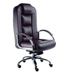 Cadeira Presidente Luxuosa Com Braços Fixos Linha Firenze - Design Off