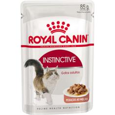 Ração Royal Canin Sachê Feline Instinctive para Gatos com idade acima de 12 meses - 85 g