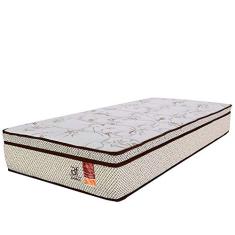 Colchão Solteirão Molas Ensacadas Bamboo 203x97x21cm BF Colchões