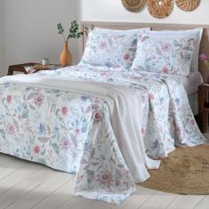 Jogo de Cama Solteiro 3 peças Lençol com Elástico 100% Algodão Percal 