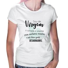 Baby Look Sou de Virgem - Foca na Moda, Branco, M