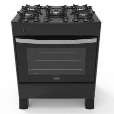 Fogão 5 Bocas a Gás Acendimento Automático Realce Glass Bivolt CR212