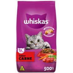 Ração Whiskas Carne para Gatos Adultos - 500 g