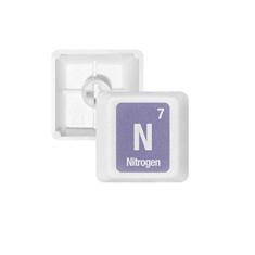 N Nitrogen teclado mecânico de ciência elemento químico PBT kit de atualização para jogos
