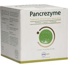 Suplemento Alimentar Inovet Pancrezyme para Cães e Gatos - 10 Sachês