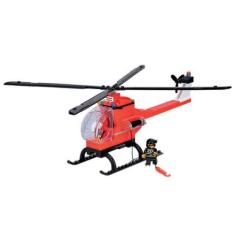 Blocos de Montar 123 Peças - Bombeiro Resgate Aéreo 6309 Xalingo