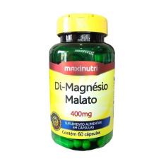 Di-Magnésio Malato 400mg (60 caps) - MaxiNutri-Feminino