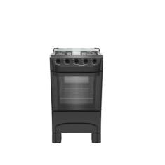 Fogão de Piso Mueller 4 Bocas Mesa Inox Preto MFI4BA, Preto, Bivolt