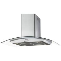 Coifa De Ilha Fischer Island Fischer 90CM 220V 228W Inox/Vidro, Inox, 