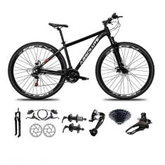 Bicicleta Aro 29 Absolute Nero 5 Freio Hidráulico K7 27v Garfo Com Trava - Preto Tam.21