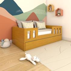 Bicama Infantil com Estrado Fixo Play Mel