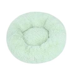 KAIJIE Cama calmante para cães e gatos, cama redonda macia e aconchegante para cães e gatos pequenos, médios e pequenos, diâmetro de 120 cm