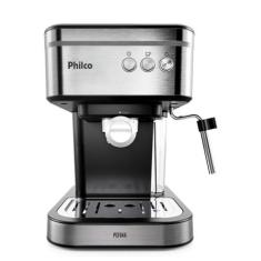 Cafeteira Expresso Philco PCF04A 1,2L Pressão d20 Bar, Aço Inox Saída 