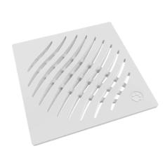 Grelha Quadrada Branca 150mm - Tigre