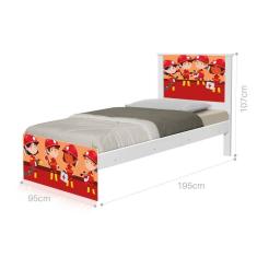 Cama Solteiro Tropa de Bombeiros