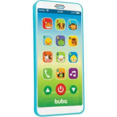 Celular Infantil Buba Baby Phone Com Sons E Musicas Azul, Azul, Bichin
