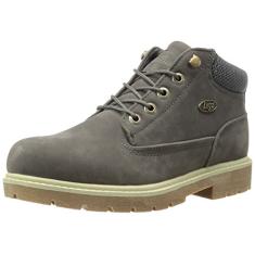 Lugz Bota feminina Drifter Lx Chukka, Carvão/creme/goma/azul - preto, 6.5