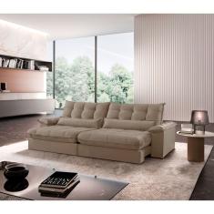 Sofá Classic Veludo 02 Módulos 100 Cm B25 Meu Sofá Online B002 Veludo Capuccino