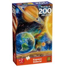 Quebra-cabeça 200 Peças Espaço Sideral - Grow