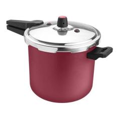 Panela de Pressão 4,5L Antiaderente Fechamento Externo Real Cereja, Ce
