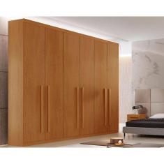 Guarda Roupa Casal 6 Portas E 6 Gavetas Pernambuco Naturale - Rufato