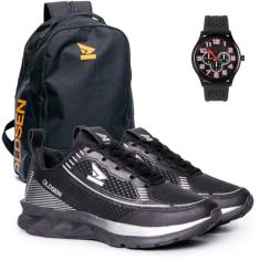 tenis masculino feminino corrida academia 34-43 + mochila relógio