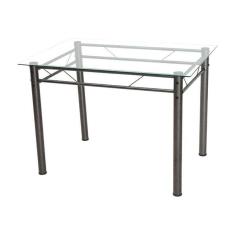 Mesa De Jantar Retangular Palma Preta 107 Cm